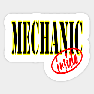 Mechanic Inside Sticker